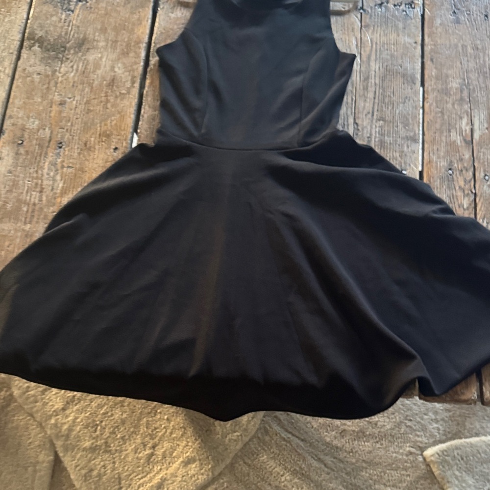 Un Deux Trois Black Mini Dress